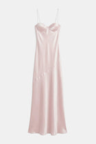 Satin Cup Detail Slip Dress - Blossom