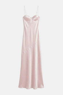 Satin Cup Detail Slip Dress - Blossom