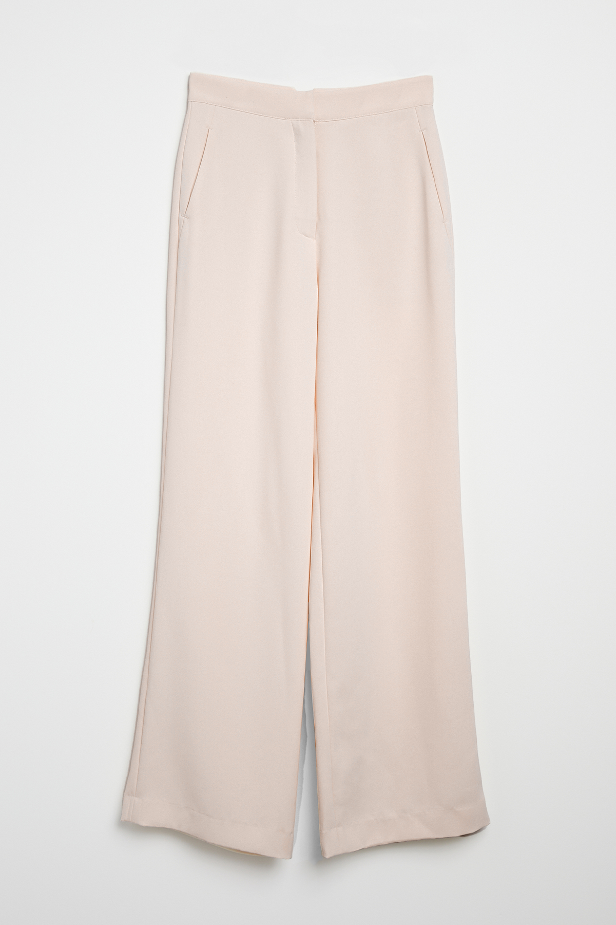 Effortless Wide Leg Trousers - Pink