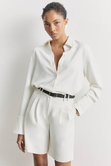 Effortless Oversized Shirt - White