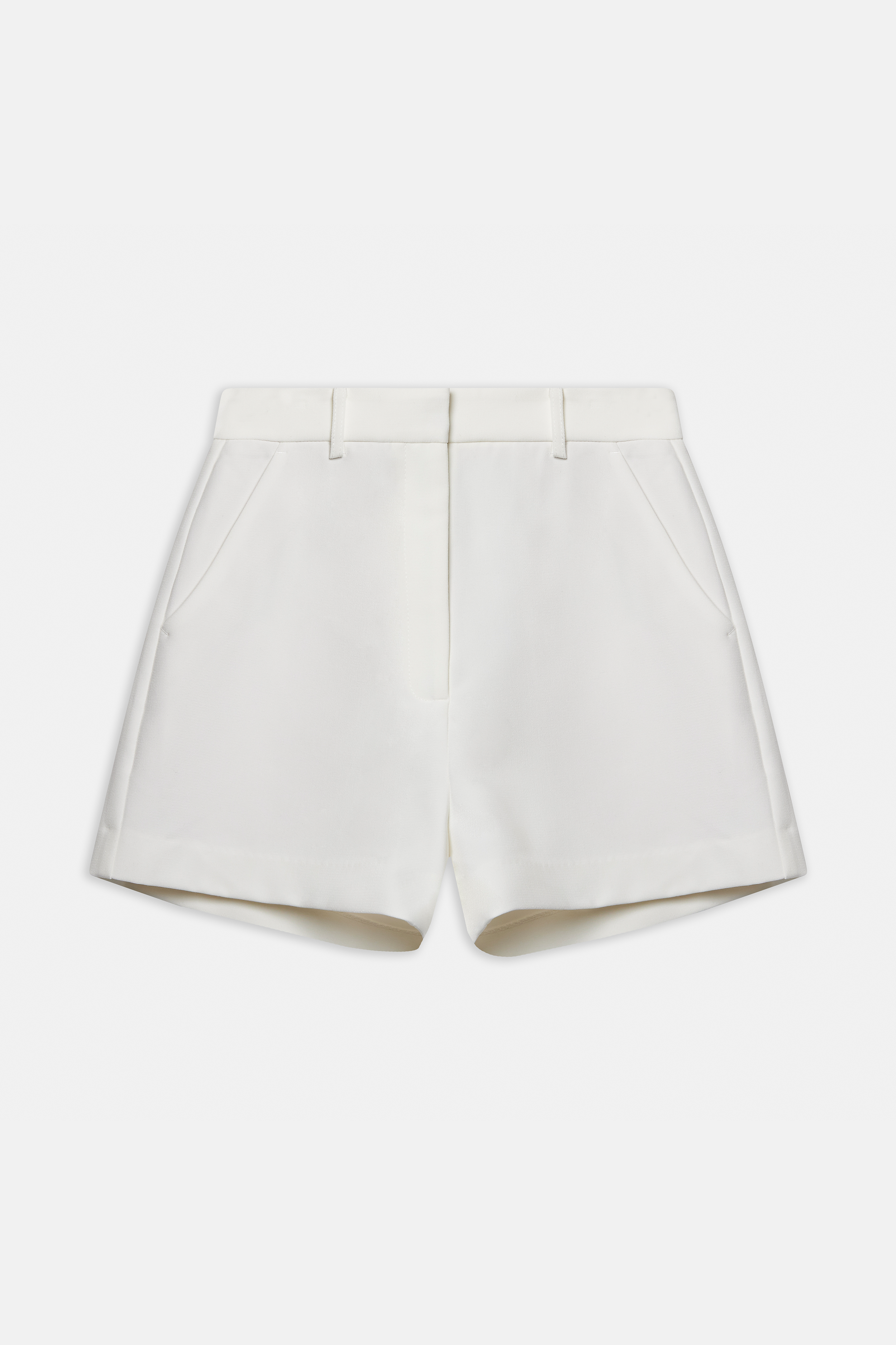 Tailored Bermuda Shorts - Ivory