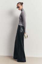High Neck Longsleeve Top - Slate