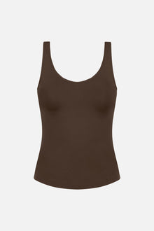 Base Sculpting Tank Top - Truffle