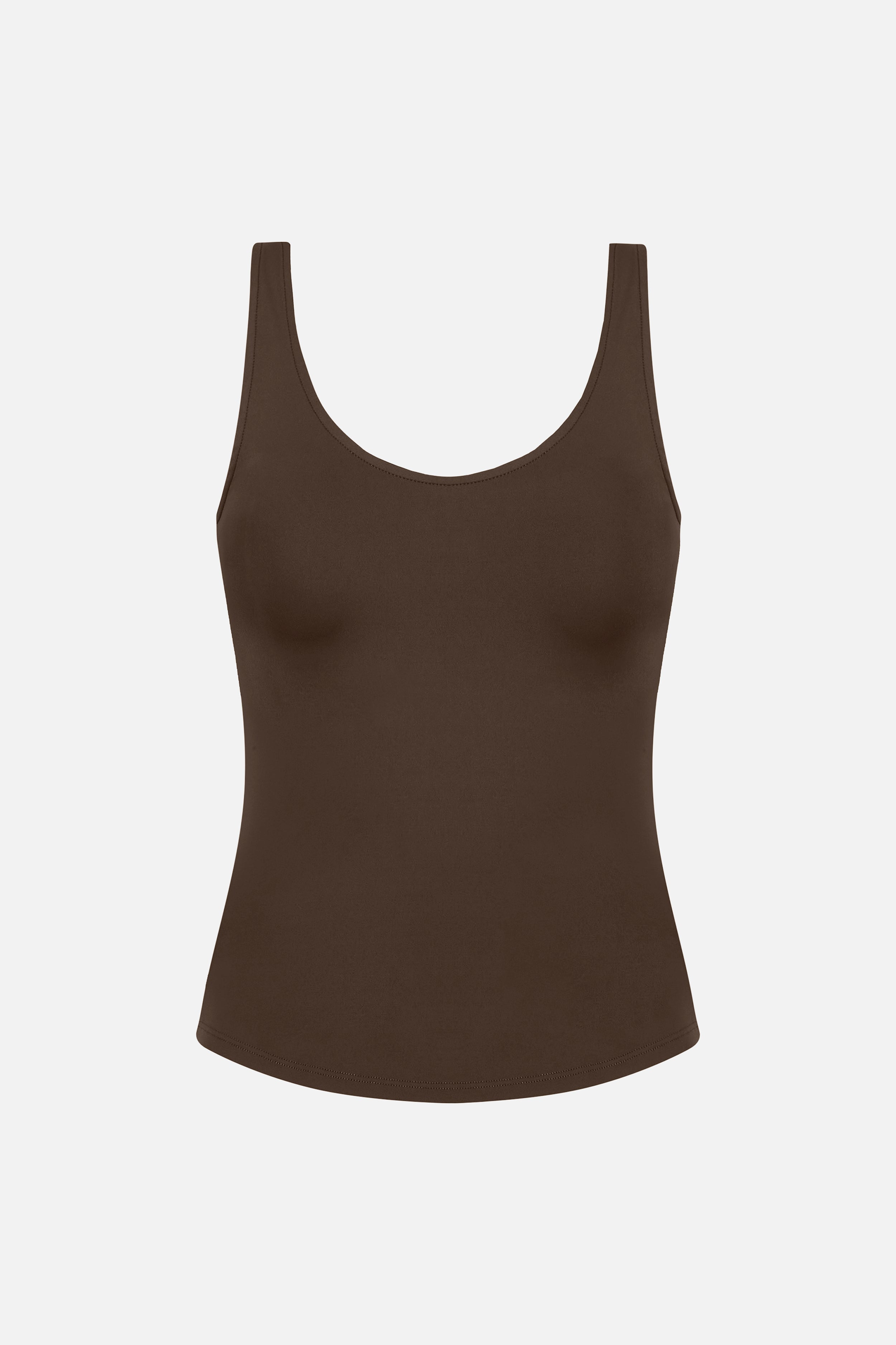 Base Sculpting Tank Top - Truffle