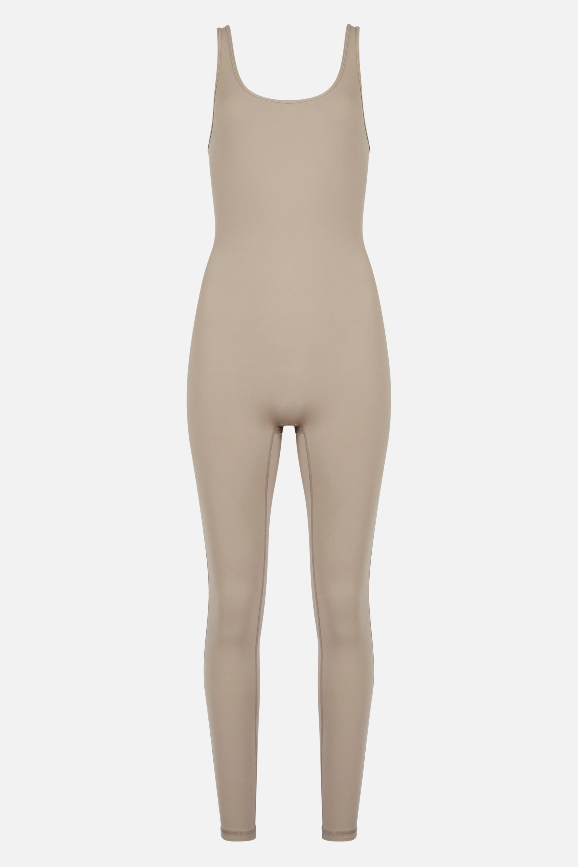 Base Sculpting Tank Unitard - Taupe