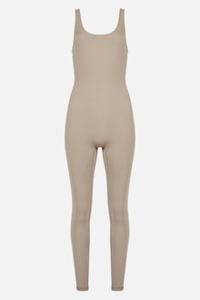 Base Sculpting Tank Unitard - Taupe