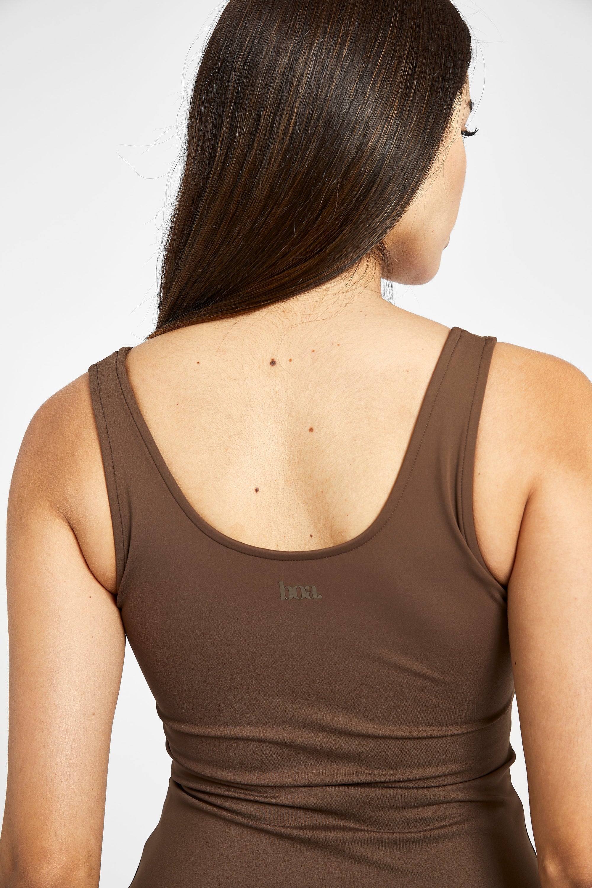 Base Sculpting Tank Top - Truffle