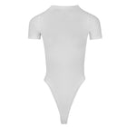 Cotton T Shirt Bodysuit - White