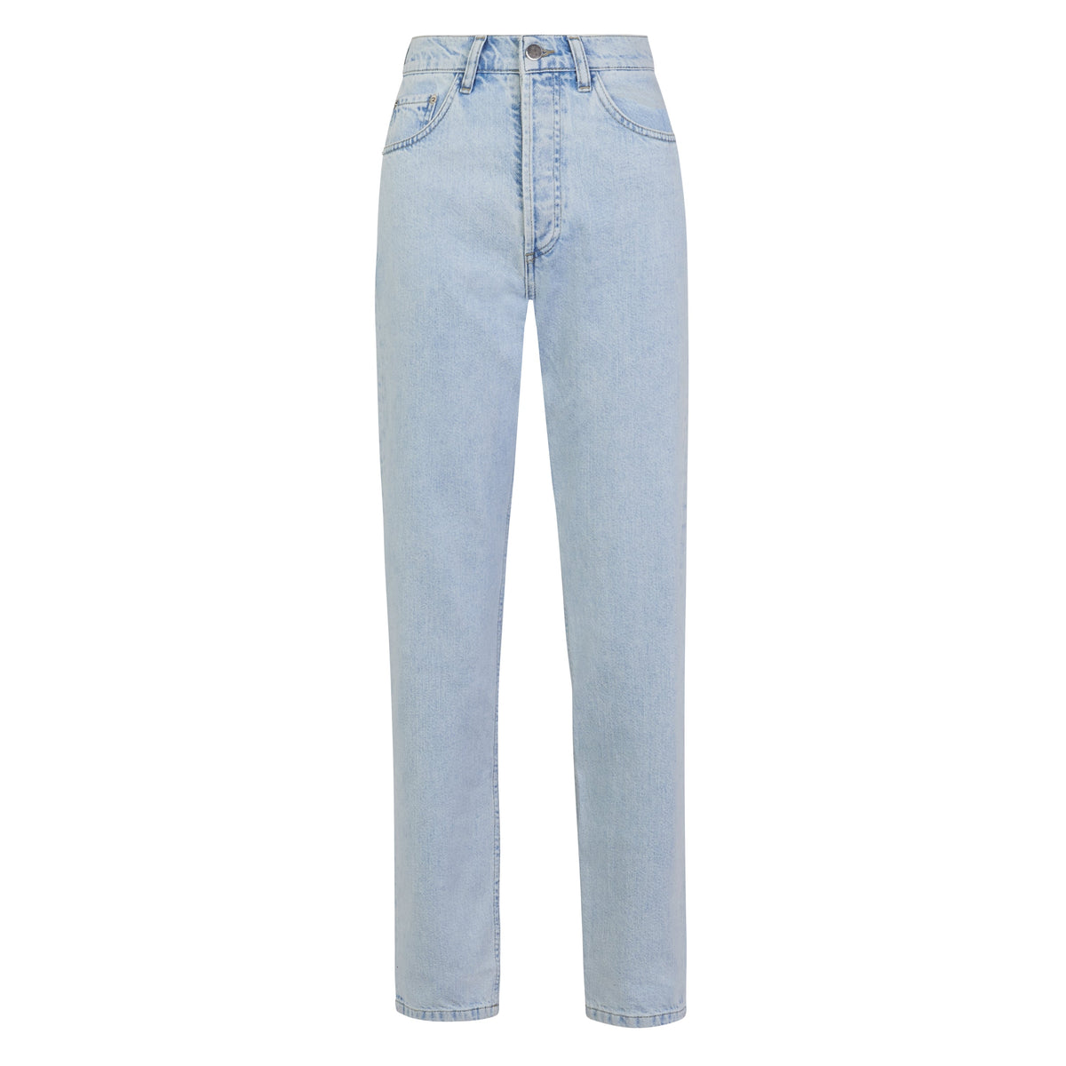 Straight Leg Jeans - Light Blue