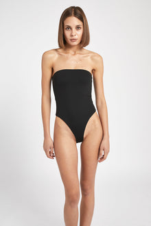 Strapless Bodysuit - Black