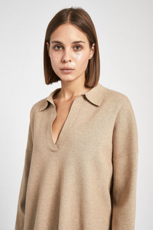 Slouchy Lounge Knit Jumper - Birch