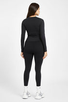 Base Sculpting Long Sleeve Top - Black