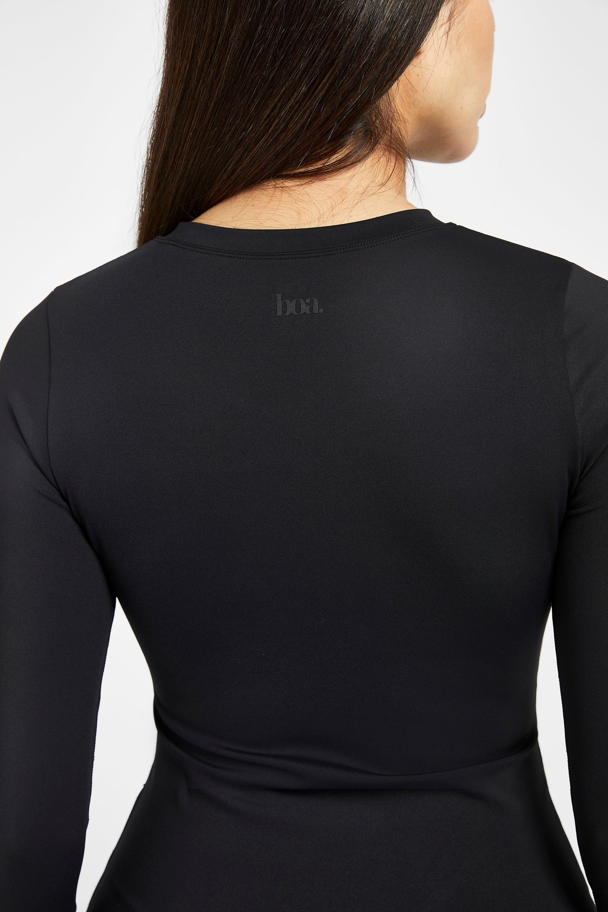 Base Sculpting Long Sleeve Top - Black