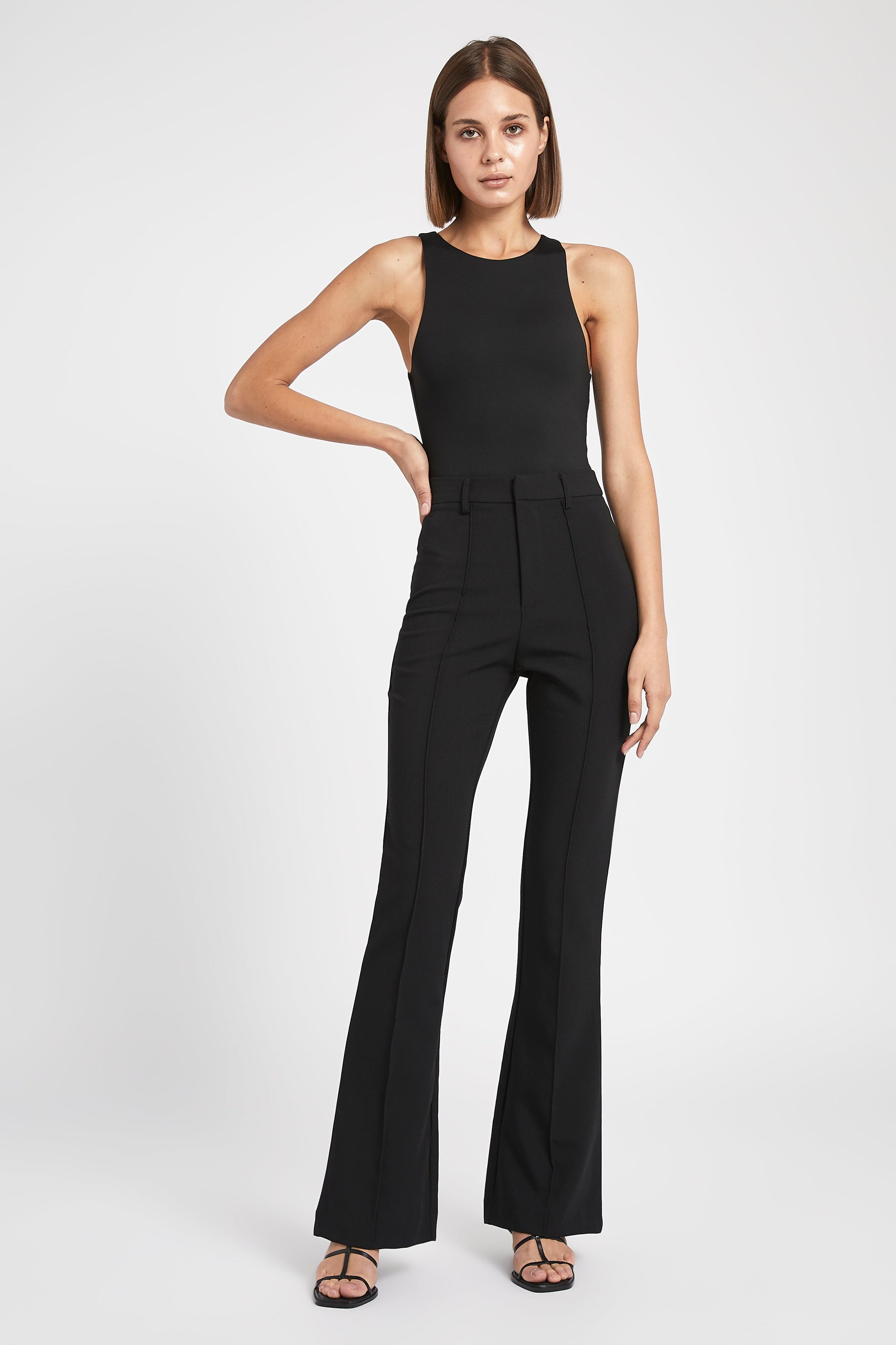 Vest Bodysuit - Black