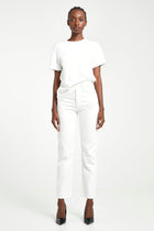 Straight Leg Jeans - Ivory