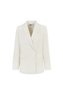 Double Breasted Blazer - Cream