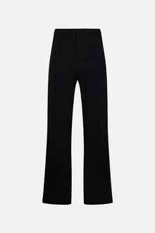 Tailored Straight Leg Trousers - Black